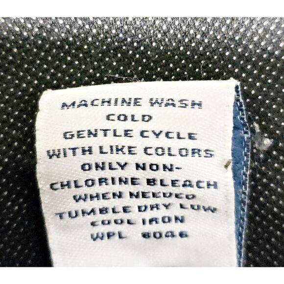 Charter Club Grey Black Herringbone Pockets Belt Loops Tummy Control Pants Size - Picture 4 of 9